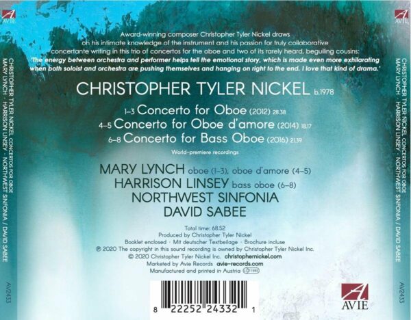 Christopher Tyler Nickel: Concertos For Oboe - Mary Lynch
