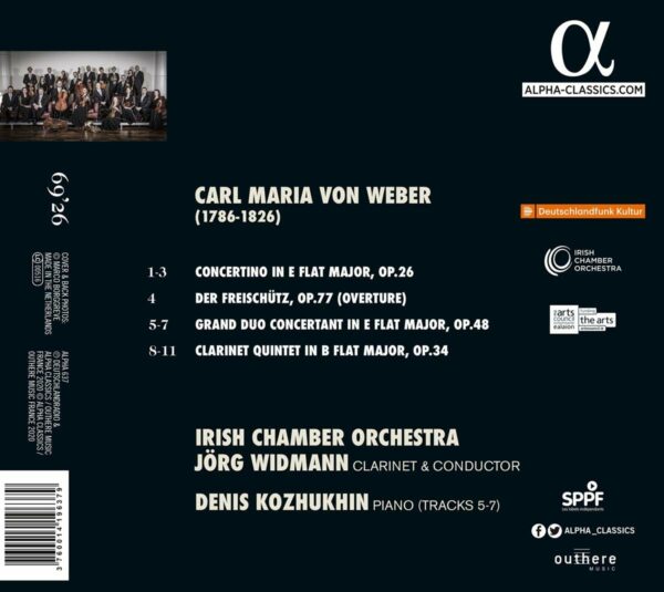 Weber: Clarinet Quintet, Concerti For Clarinet, Grand Duo - Jörg Widmann
