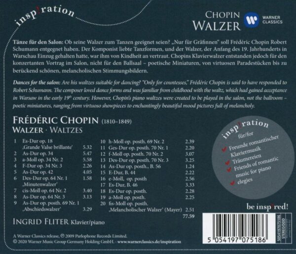 Chopin: Waltzes - Ingrid Fliter