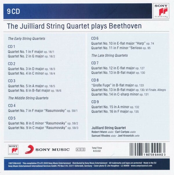 Beethoven: The Complete String Quartets - Juilliard String Quartet