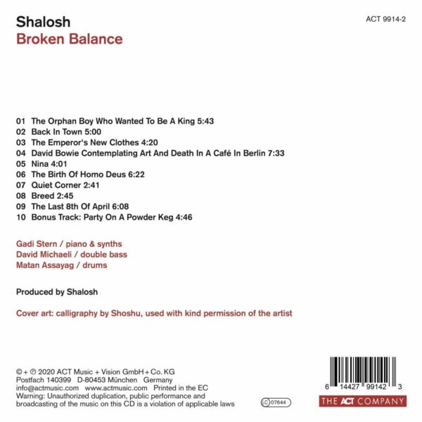 Broken Balance - Shalosh