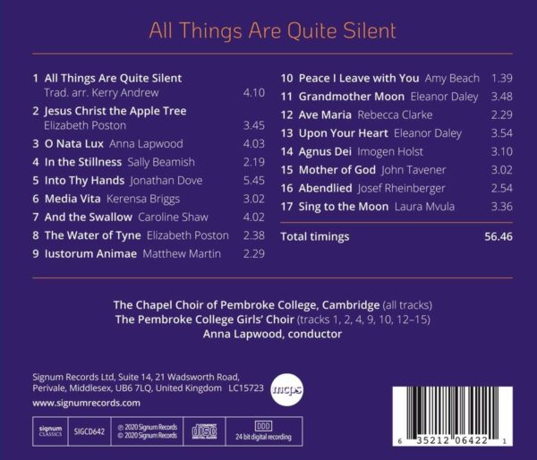 All Things Are Quite Silent - Anna Lapwood