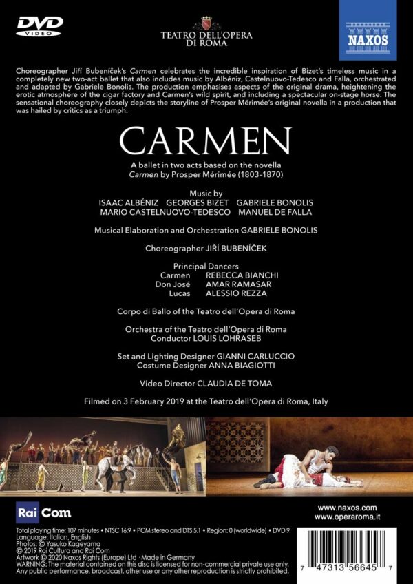 Carmen (Ballet) - Corpo di Ballo del Teatro dell'Opera di Roma