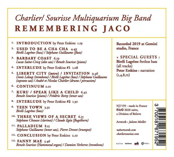 Remembering Jaco - Charlier/Sourisse Multiquarium Big Band Feat. Bireli Lagrène
