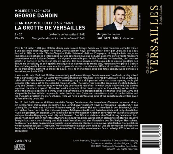 Lully / Molière: George Dandin, La Grotte de Versailles - Gaétan Jarry