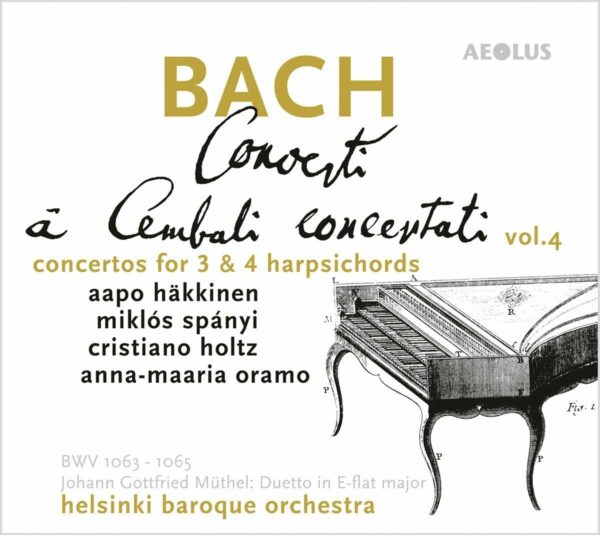 Bach: Concerti A Cembali, Concertati Vol. 4 - Miklos Spanyi