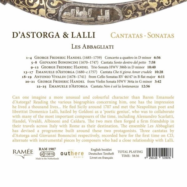D'Astorga & Lalli: Cantatas And Sonatas - Les Abbagliati