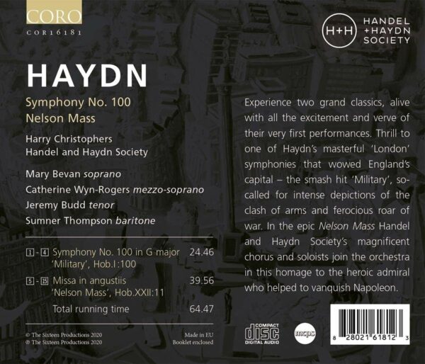 Haydn: London Symphony No.100, Nelson Mass - Harry Christophers
