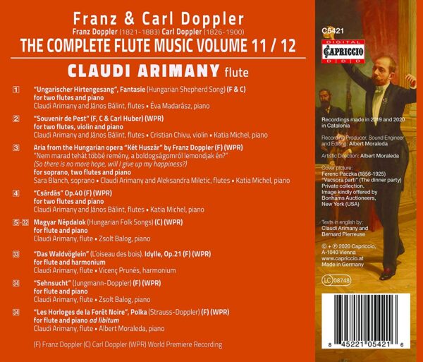 Franz & Carl Doppler: The Complete Flute Music Volume 11 & 12 - Claudi Arimany
