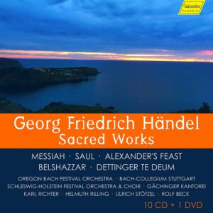 Handel: Sacred Works (+1 DVD) - Helmuth Rilling