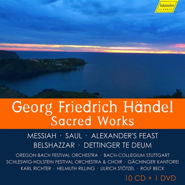 Handel: Sacred Works (+1 DVD) - Helmuth Rilling