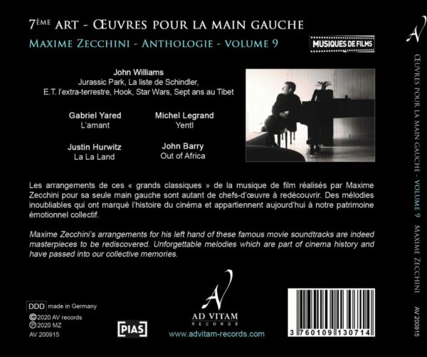 Oeuvres Pour La Main Gauche, Anthologie Vol.9 - Maxime Zecchini