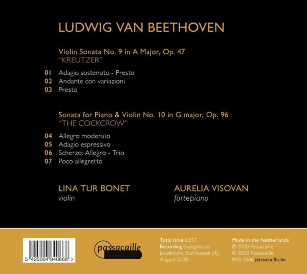 Beethoven: Sonata Lunatica - Lina Tur Bonet & Aurelia Visovan