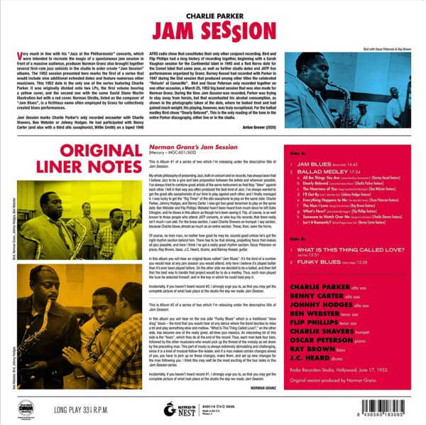 Jam Session (Vinyl) - Charlie Parker