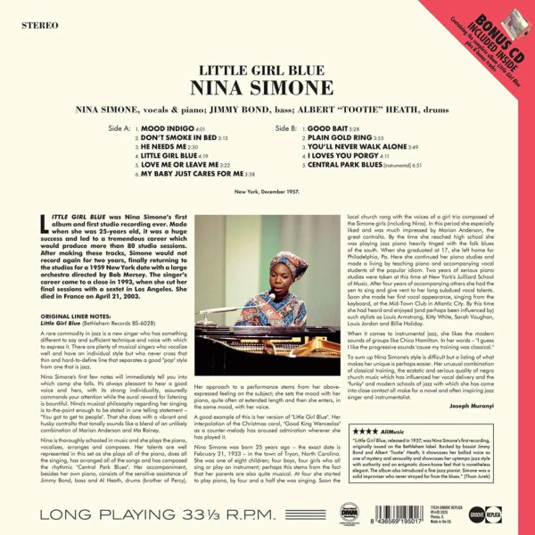 Little Girl Blue (Vinyl) - Nina Simone