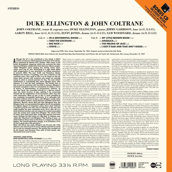 Duke Ellington & John Coltrane (Vinyl)