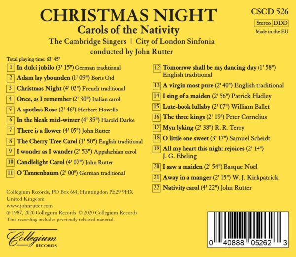 Christmas Night - John Rutter