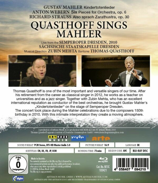 Quasthoff Sings Mahler
