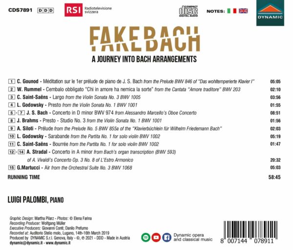 Fake Bach - Luigi Palombi