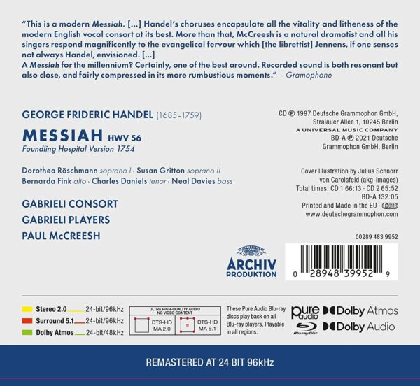 George Frideric Handel: Messiah - Paul McCreesh