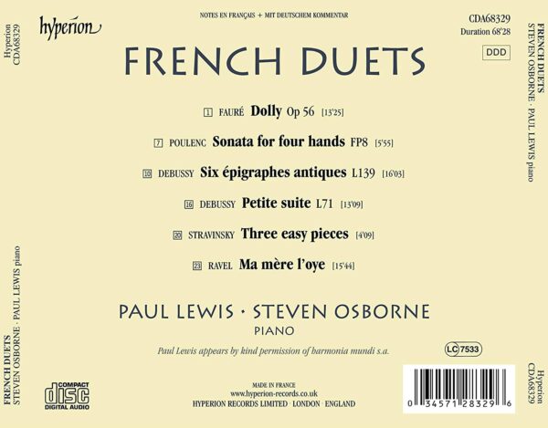 French Duets - Paul Lewis & Steven Osborne