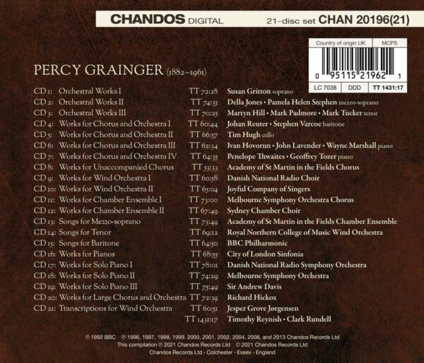 The Complete Grainger Edition