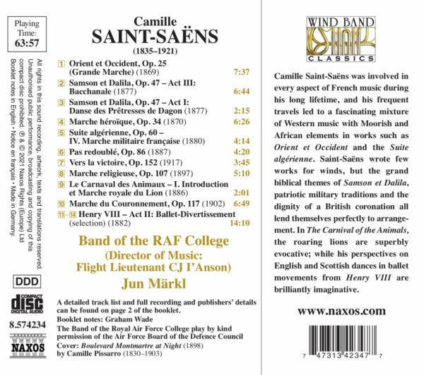 Saint-Saens: Music For Wind Ensemble - Jun Märkl
