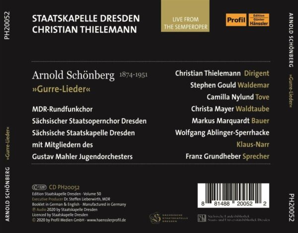 Arnold Schonberg: Gurre-Lieder - Christian Thielemann