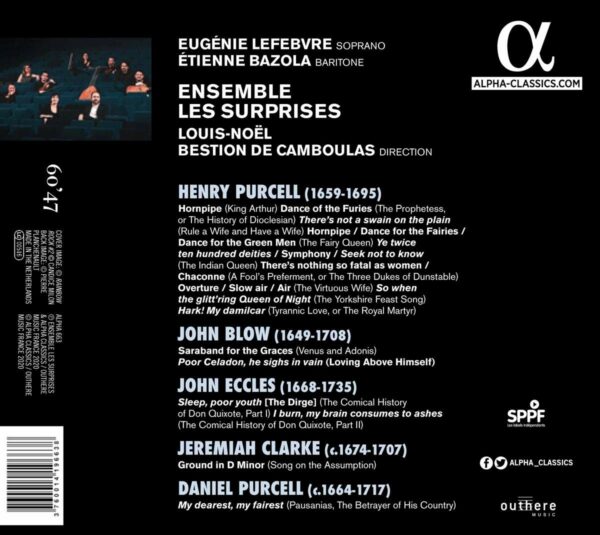 Henry Purcell: Tyrannic Love - Ensemble Les Surprises