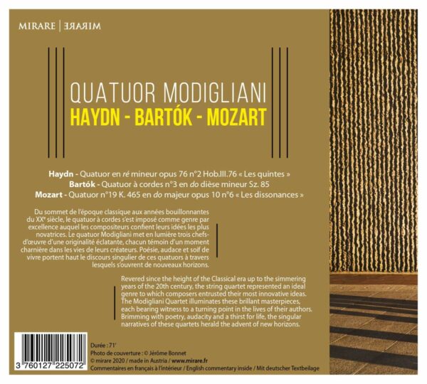 Haydn / Bartok / Mozart - Quatuor Modigliani