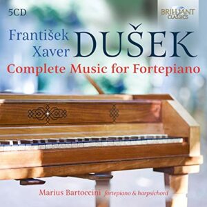 Frantisek Xavier Dusek: Complete Music For Fortepiano - Marius Bartoccini
