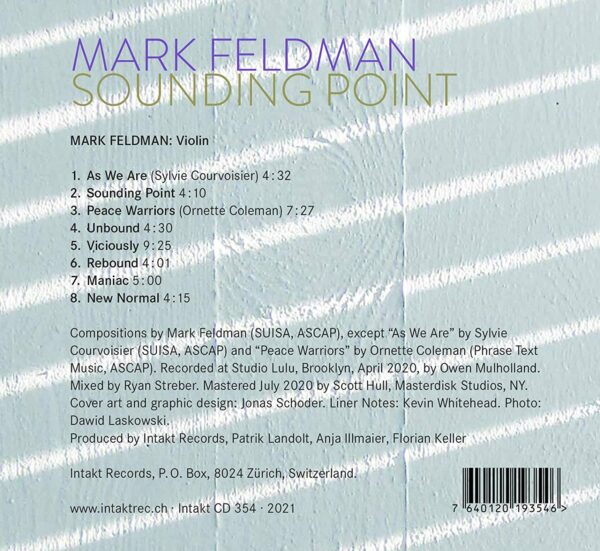 Sounding Point - Mark Feldman