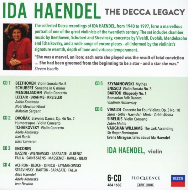 The Decca Legacy - Ida Haendel