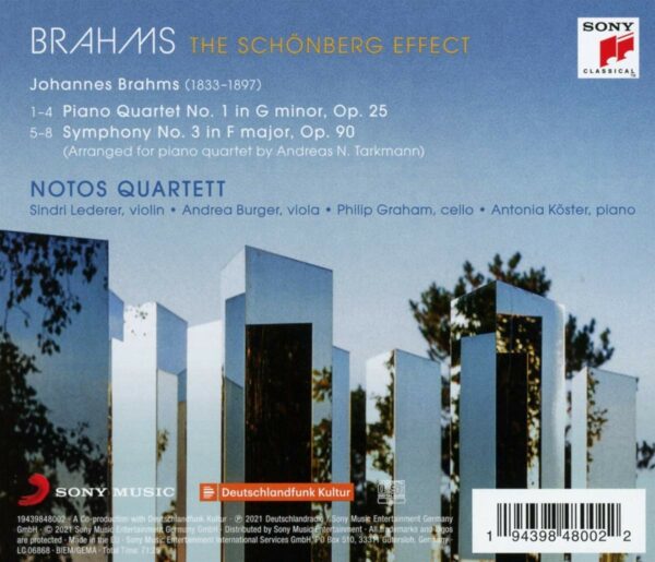 Brahms: The Schönberg Effect - Notos Quartett