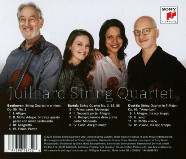 Beethoven / Bartok / Dvorak - Juilliard String Quartet