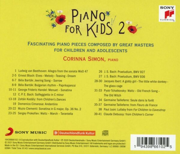 Piano For Kids II - Corinna Simon