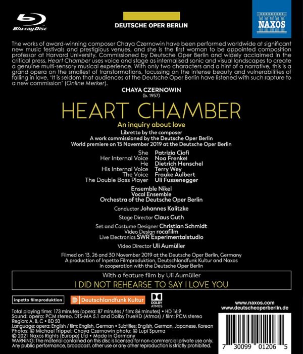 Chaya Czernowin: Heart Chamber - Patrizia Ciofi