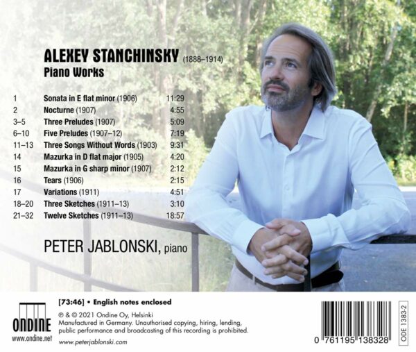 Alexey Stanchinsky: Piano Works - Peter Jablonski