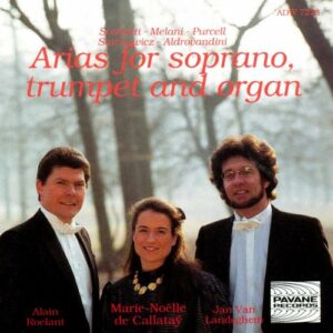 Scarlatti/Melani/Purcell/? : Baroque arias for soprano, trumpet, organ. de Callataÿ/Roelant/Van Landeghem.