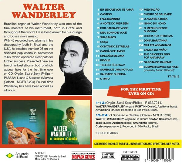 Orgao, Sax E Sexy / O Successo E Samba - Walter Wanderley