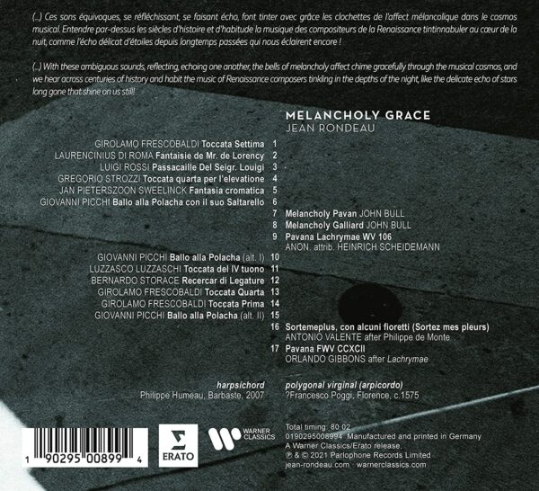 Melancholy Grace - Jean Rondeau