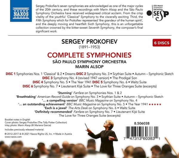 Sergei Prokofiev: Complete Symphonies - Marin Alsop