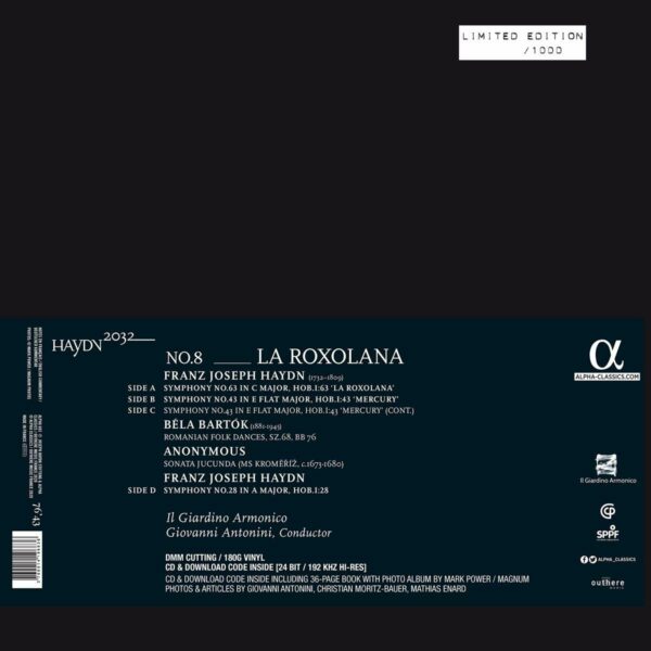 Haydn 2032,  Vol. 8: La Roxolana (Vinyl) - Il Giardino Armonico
