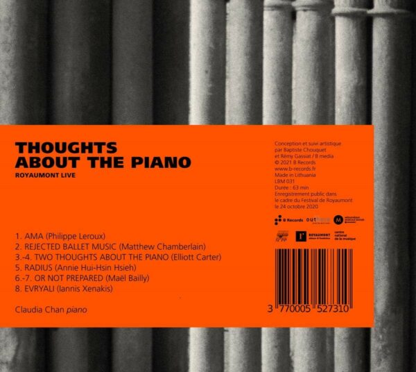 Thoughts About The Piano (Royaumont Live) - Claudia Chan
