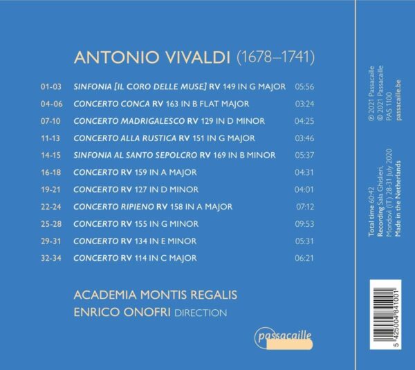 Antonio Vivaldi: Concerti Particolari - Enrico Onofri