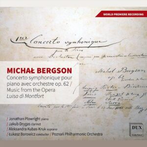 Bergson: Concerto Symphonique Pour Piano Avec Orchestre - Jonathan Plowright