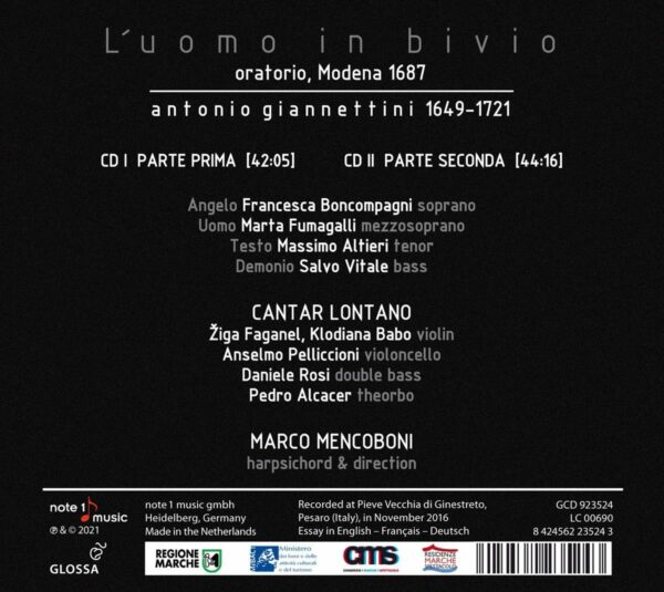 Antonio Giannettini: L'Uomo In Bivio - Marco Mencoboni