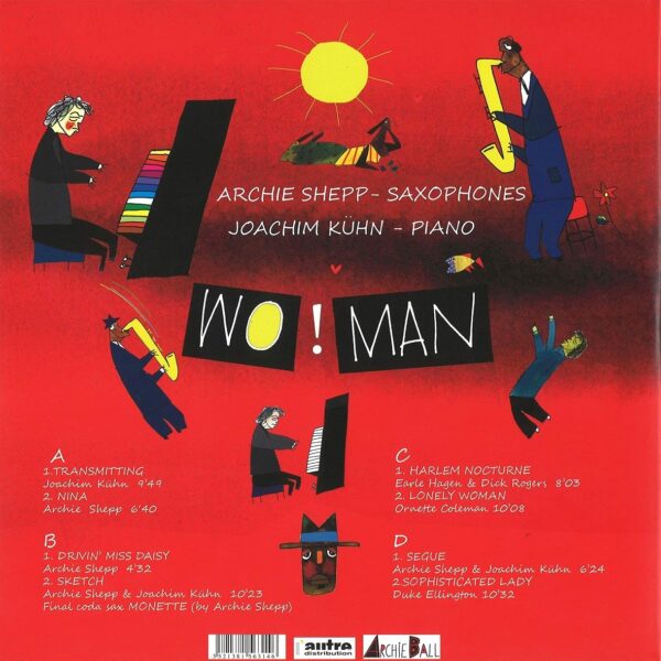 Wo!Man (Vinyl) - Archie Shepp & Joachim Kühn