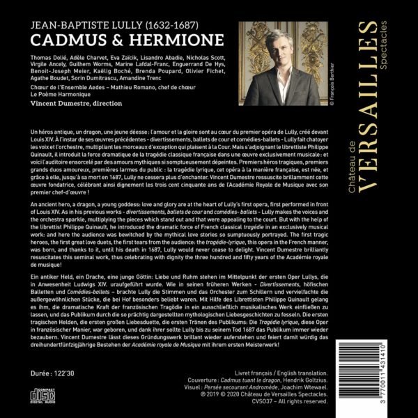 Lully: Cadmius & Hermione - Vincent Dumestre