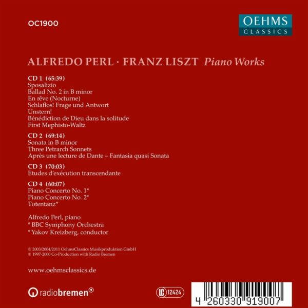 Franz Liszt: Piano Works - Alfredo Perl